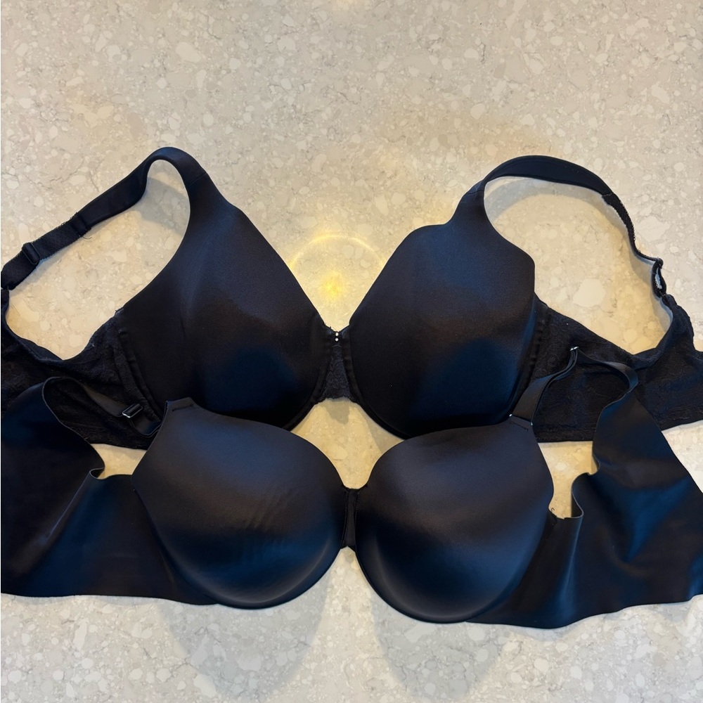 Soma Bra LOT of 2 Black T-Shirt Bras includes Second Smooth Bra - Picture 4 of 9